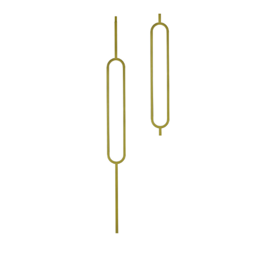 Oval Iron Baluster in Olde Brass