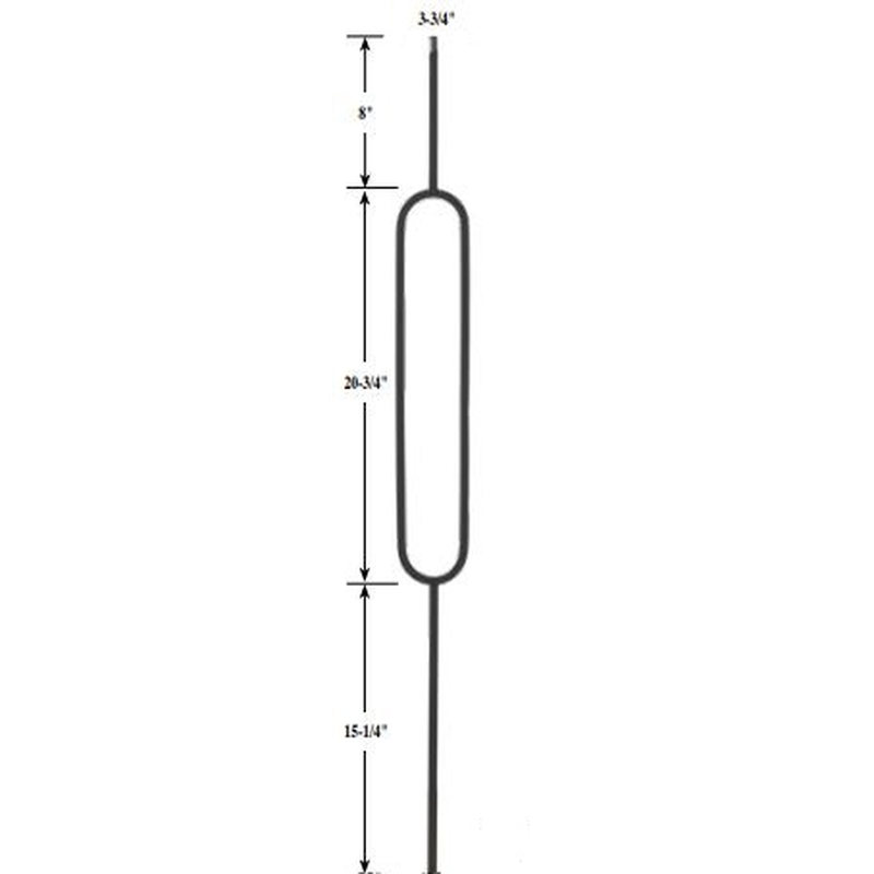 Oval Iron Baluster image 1
