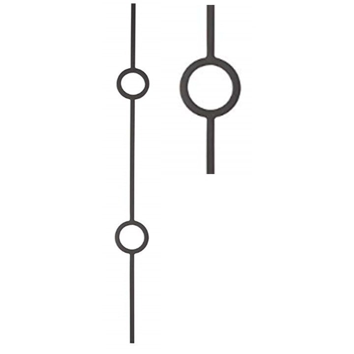 Double Ring Iron Baluster image 0