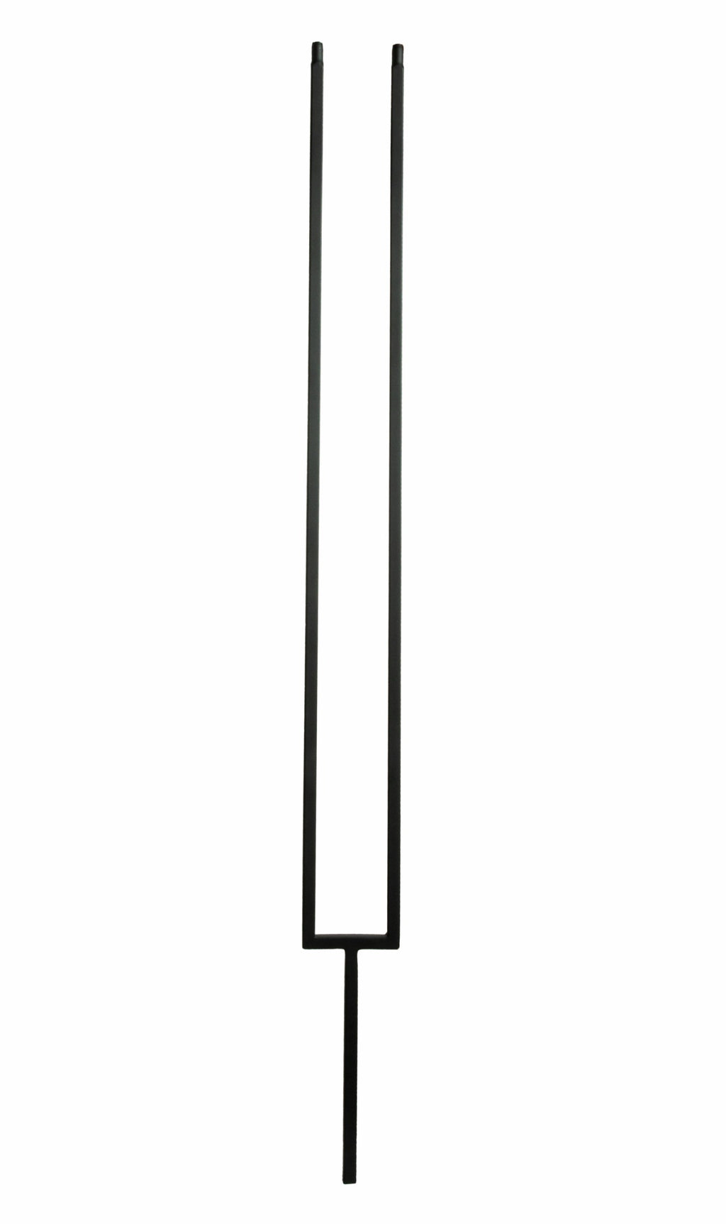 Rectangle Split Iron Baluster in Squared Tube image 0