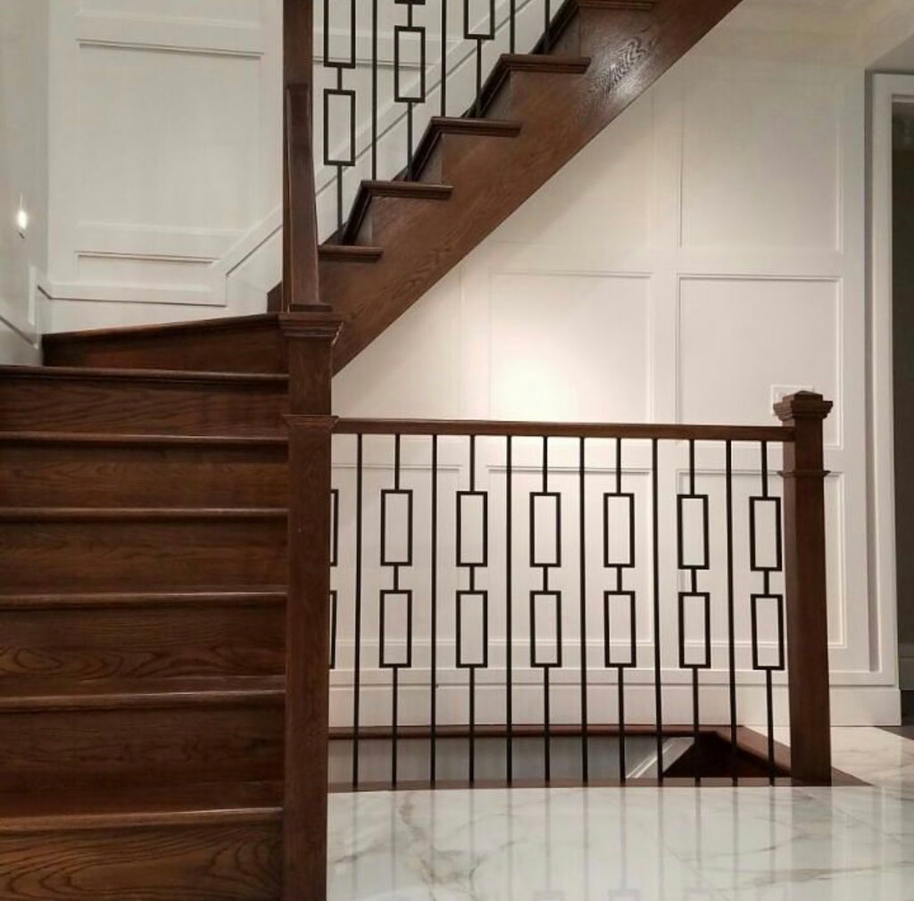 Double Rectangle Iron Baluster image 6