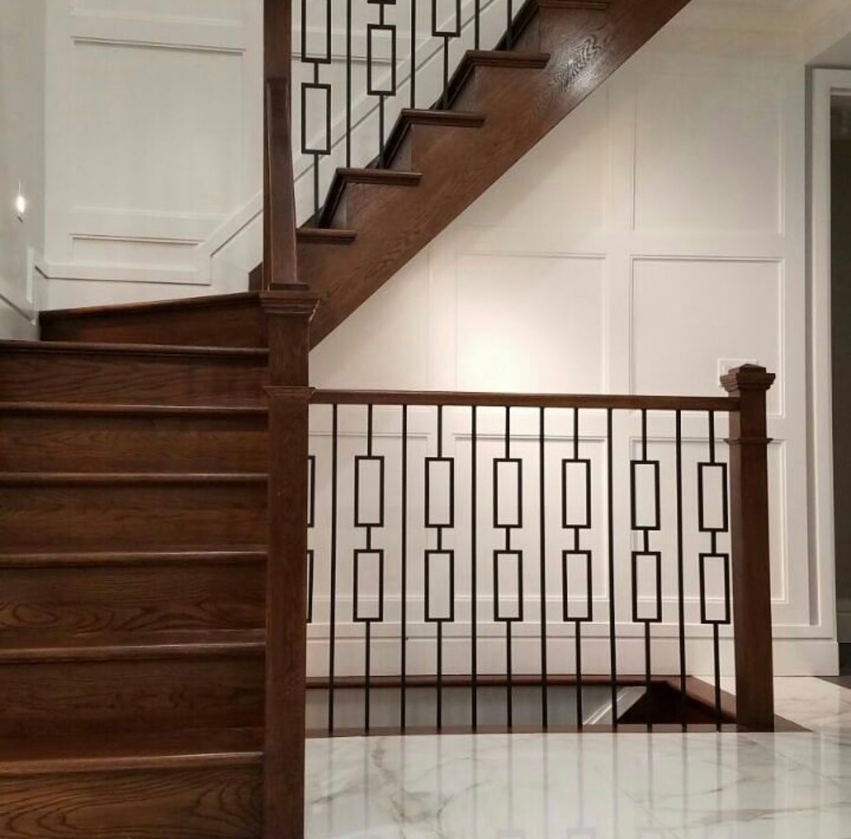 Double Rectangle Iron Baluster image 6
