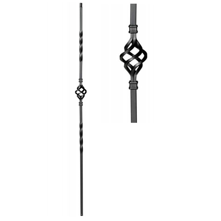 Single Basket Iron Baluster image 0
