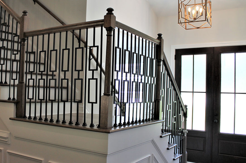 Double Rectangle Iron Baluster image 5