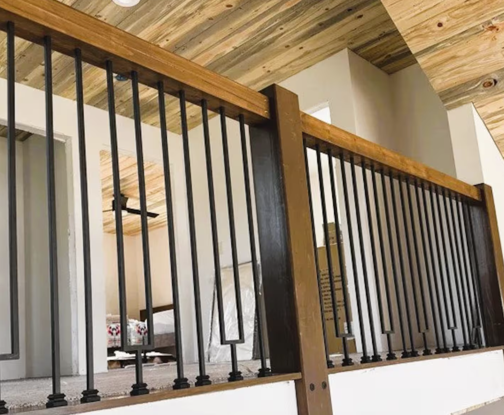 Rectangle Split Iron Baluster in Squared Tube image 2
