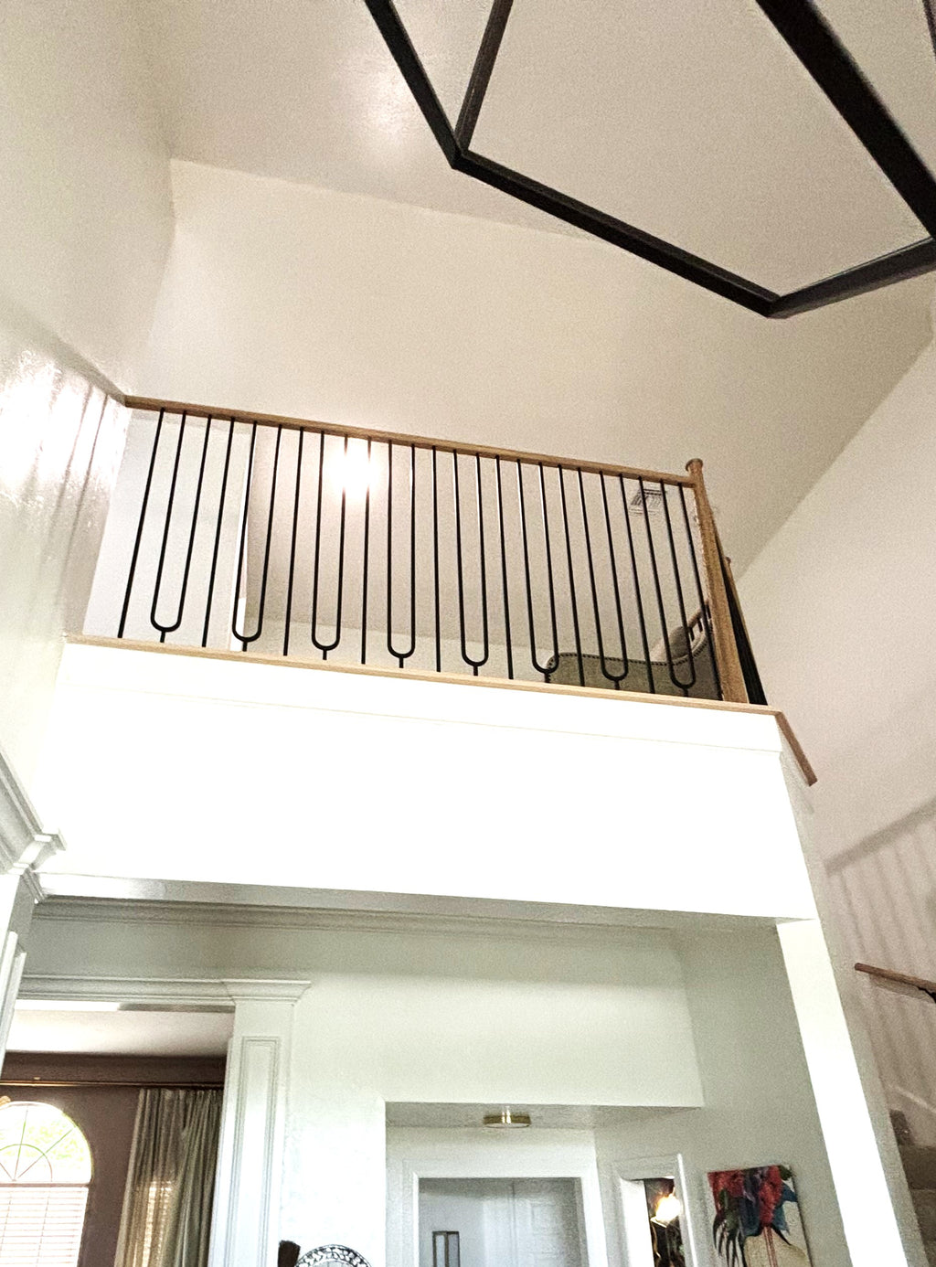 Oval Split Iron Baluster in Squared Tube image 4