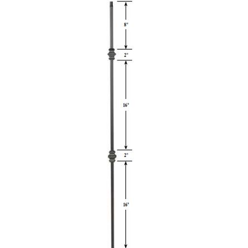 Double Knuckle Iron Baluster image 1