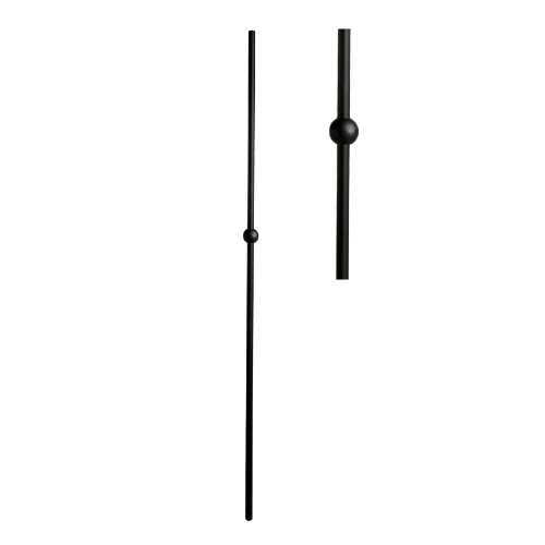Sphere Iron Baluster Satin Black