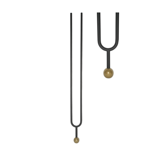 Aurea Orb Oval Split Round Bar Iron Baluster